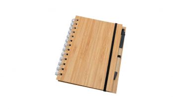 Cuaderno c/Bolígrafo - Marrón