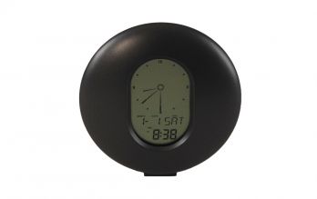 Reloj Digital Circular - Negro